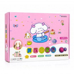 Сквіш антистрес Бао булочка пельмень BUN Squishy 5.5 см, м’яка сенсорна іграшка, випадковий колір, 3+ (OX)