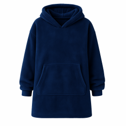 Толстовка-плед з капюшоном HUGGLE HOODIE універсальний розмір Синій