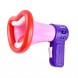 Детский игрушечный мегафон, громкоговоритель со звуковыми эффектами, розового цвета (212)