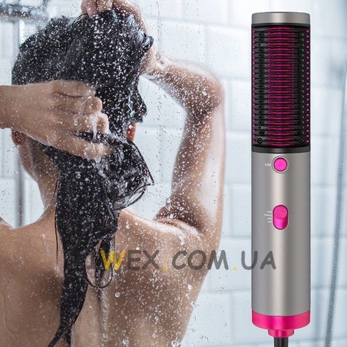Фен расческа выпрямитель для сушки волос 2 в 1 Hair Dryer And Styler XR-8802 стайлер для укладки (212)