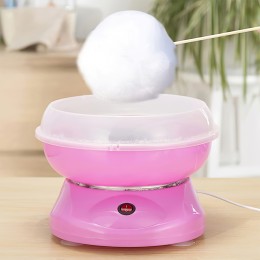 Домашний аппарат для приготовления сладкой ваты Cotton Candy Maker розового цвета 