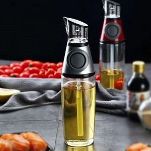 Пляшка для олії з дозатором Press Measure Oil Dispenser диспенсер для оцту, соусу 500 мл (237)