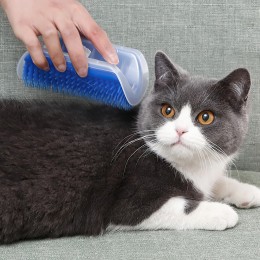  Угловая чесалка для котов Hagen Catit Self Groom, игрушка массажёр для кошек (237)