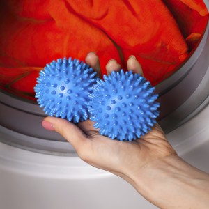Шарики для стирки одежды Ansell Dryer balls 2 шт, мячики для стиральной машины синие (212)