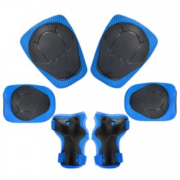 Комплект ролики 8806, захист, шолом, комплект для перестановки коліс (розмір S 31-34) синього кольору