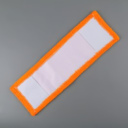 Запаска до полотера з мікрофібри Daf 44х14 см запасна насадка для плоскої швабри (DRK)