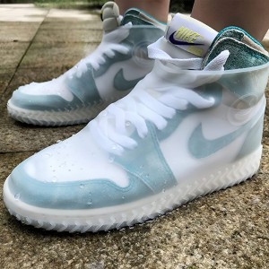 Силиконовые чехлы для обуви, водонепроницаемые бахилы размер S (31-36) микс цветов