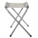 Туристический раскладной стол для пикника с 4 стульями и зонтом 2 метра, складывается в чемодан белого цвета