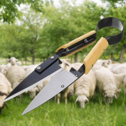 Металлические ручные ножницы с деревянными ручками для стрижки шерсти овец, баранов 330 мм (JanS)