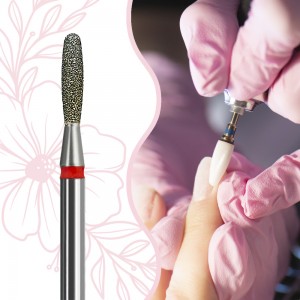 Алмазная насадка для фрезера пламя М-022 2,1х8 мм фреза mART (1967)