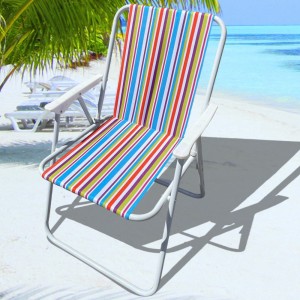 Складной туристический стул, пляжный полосатый шезлонг з подлокотниками, рыболовное кресло в ассортименте