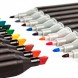 Набор двусторонних маркеров для рисования, скетчинга в чехле Touch спиртовые, 168 шт (HA-226)