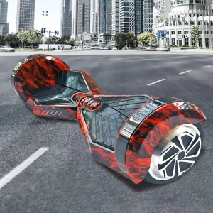 Гіроборд EL-3 Червоне полум'я 8 дюймів з LED-підсвічуванням та Bluetooth колонками 700 Вт (237)