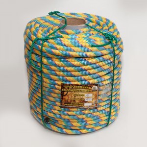 Шнур бытовой фал № 100 для туризма, хозяйства, гамака 14 мм - 100 м (2021)