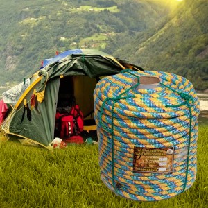 Шнур бытовой фал № 100 для туризма, хозяйства, гамака 14 мм - 100 м (2021)