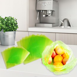 Пищевые пакеты Green Bags для длительного хранения зелени и фруктов 20пак. (518)