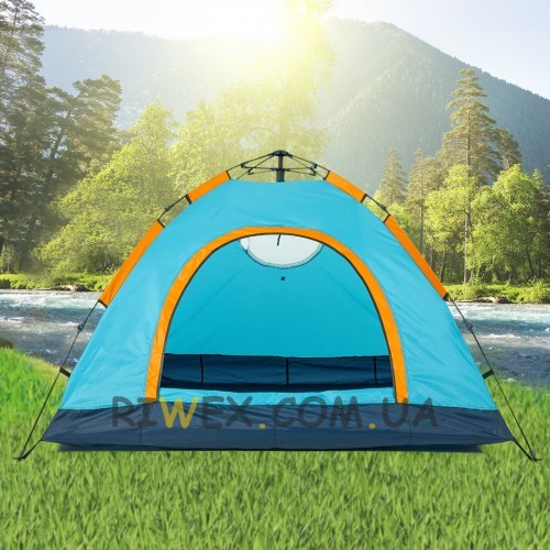 Палатка туристическая кемпинговая 2-х местная Lanyu LY-6003, 210x150x130 см (988)