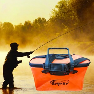 Сумка для зберігання риби EVA Boya By 45 см з клапаном, Помаранчевий (988) Сумка для зберігання риби EVA Boya By 45 см з клапаном, Помаранчевий (988)