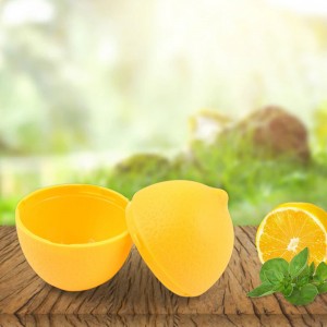 Пластиковий контейнер у формі лимона для зберігання лимону, лайма (2339) Пластиковий контейнер у формі лимона для зберігання лимону, лайма (2339)