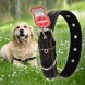 Ошейник кожаный  №155 для собак средних и больших размеров 35 мм - длина 57 см (2021)