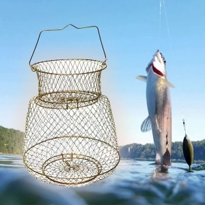 Рыболовный садок металлический 2510, диаметр 25 см (988) Рыболовный садок металлический 2510, диаметр 25 см (988)