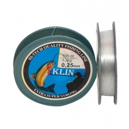 Волосінь рибальська KLIN №222 0,25 мм, 100 м (2021)