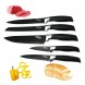 Набір ножів та кухонного приладдя Zepline ZP 045 з підставкою, 14 предметів (4389/1)