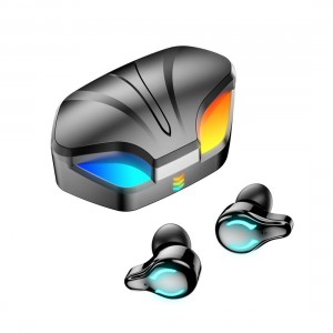 Беспроводные игровые наушники X1 Bluetooth 5.1 TWS с микрофоном, RGB подстветкой в зарядном боксе (205)