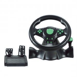 Руль игровой с педалями Vibrating Wheel PS3 PC USB (205)