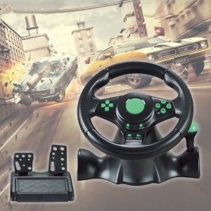 Руль игровой с педалями Vibrating Wheel PS3 PC USB (205)