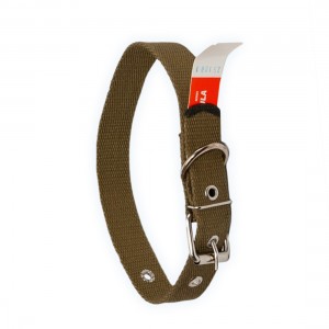 Прочный брезентовый ошейник для собак 40 мм - длина 62 см, одинарный (2021)