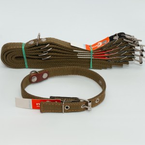 Міцний брезентовий нашийник для собак 45 мм - довжина 68 см, одинарний (2021) Міцний брезентовий нашийник для собак 45 мм - довжина 68 см, одинарний (2021)