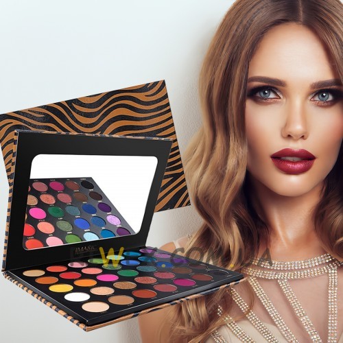 Палетка тіней для повік Imagic Zebra Pattern Eyeshadow Palette, 35 кольорів (2049)