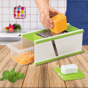 Ручная терка овощерезка, мультислайсер для овощей и фруктов Multi Purpose Grater с контейнером (237)