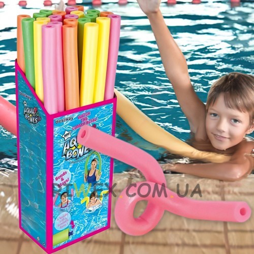 Нудл для плавания Aqua Bones  Bestway 122х6,5 см, от 6 до 12 лет, цвета в ассортименте