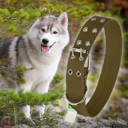 Ошейник брезентовый для собак Эконом №46 одинарный 40 мм - длина 54 см (2021)