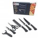 Набір кухонних ножів Zepline ZP-035/ZP-007 із нержавіючої сталі 6 предметів (4389/1)