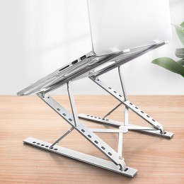 Складна розсувна пластикова регульована підставка для ноутбука та планшета Multi Position Сірий (205) Складна розсувна пластикова регульована підставка для ноутбука та планшета Multi Position Сірий (205)