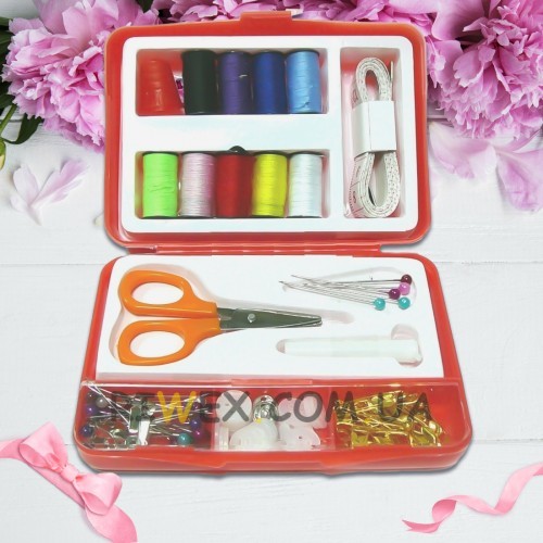 Набір для шиття insta sewing kit tasy to thread нитки, голки, ножиці (205)