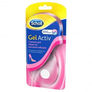 Жіночі устілки гелеві Scholl GelActive для туфель на підборах