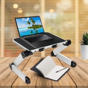 Портативний складаний столик Table Tech Buddy для ноутбука, планшета, книги Портативний складаний столик Table Tech Buddy для ноутбука, планшета, книги