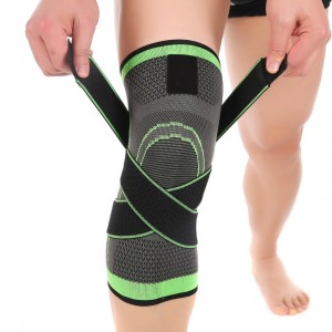 Еластичний бандаж на колінний суглоб компресійний Knee Support спортивний з гумками (205)