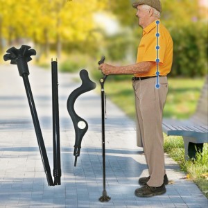 Складная алюминиевая трость Posture cane для ходьбы (212)