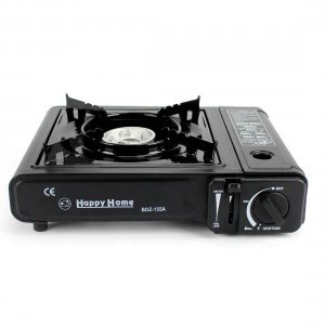 Газова туристична плита Happy home BDZ-155-A з кейсом, металевий розпилювач (картриджна) Газова туристична плита Happy home BDZ-155-A з кейсом, металевий розпилювач (картриджна)