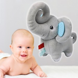 Игрушка-подвеска Слоник Итан с прорезывателями BabyOno 1418 (SB)