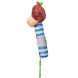 Детская игрушка-прорезыватель с пищалкой BabyOno 619 Обезьянка Георгий, 11х22 см (SB)
