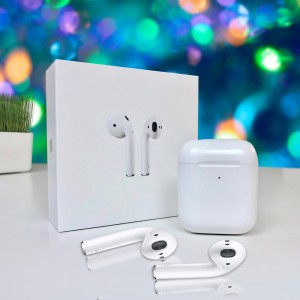 Бездротові Bluetooth навушники Air 2 покоління, авто виявлення вуха, бездротова зарядка, шумозаглушення (509)
