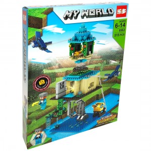 Детский конструктор Minecraft 6063 Воздушный сад сокровищ, 515 деталей (593)