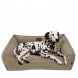 Лежак для собак та котів Mamo Pets Premium c ручкою для перенесення, подушечкою та знімним чохлом XL 110x70 (90x57),Бежевий