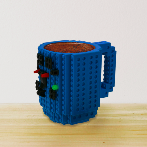 Чашка LEGO кружка конструктор 350 мл синя (237)